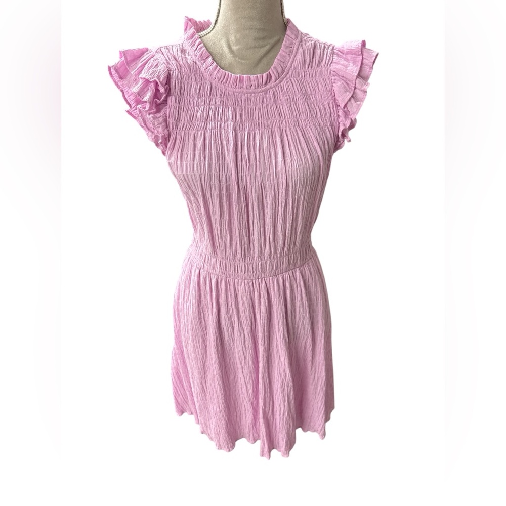 J. Crew Pink Midi Dress